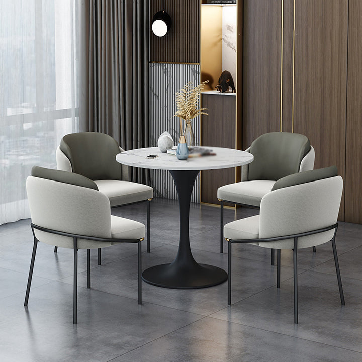 Modern Faux Marble Dining Room Set 1/2/3/5 Pieces Dining Furniture Set /Separate Items