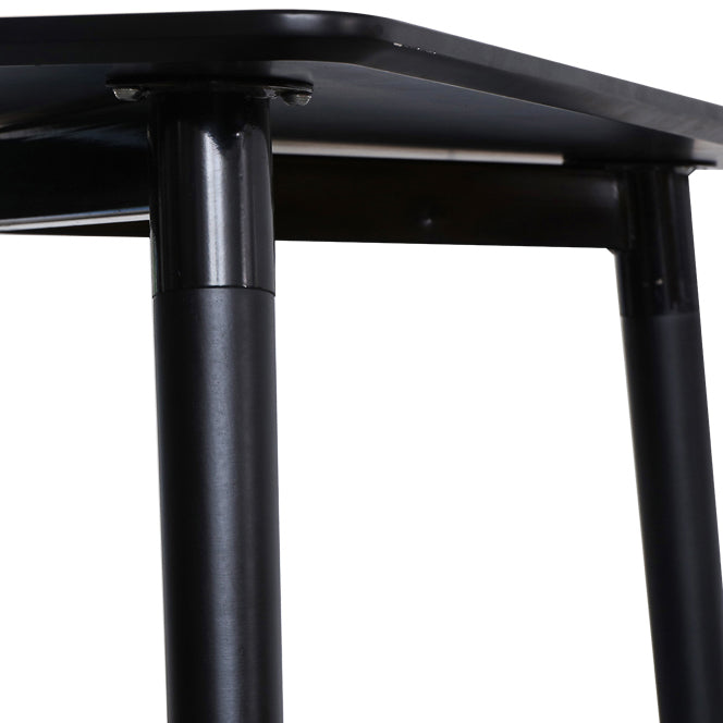 Mesa de comedor de estilo industrial 4 Pats Mesa de comedor con base de madera para uso en el hogar