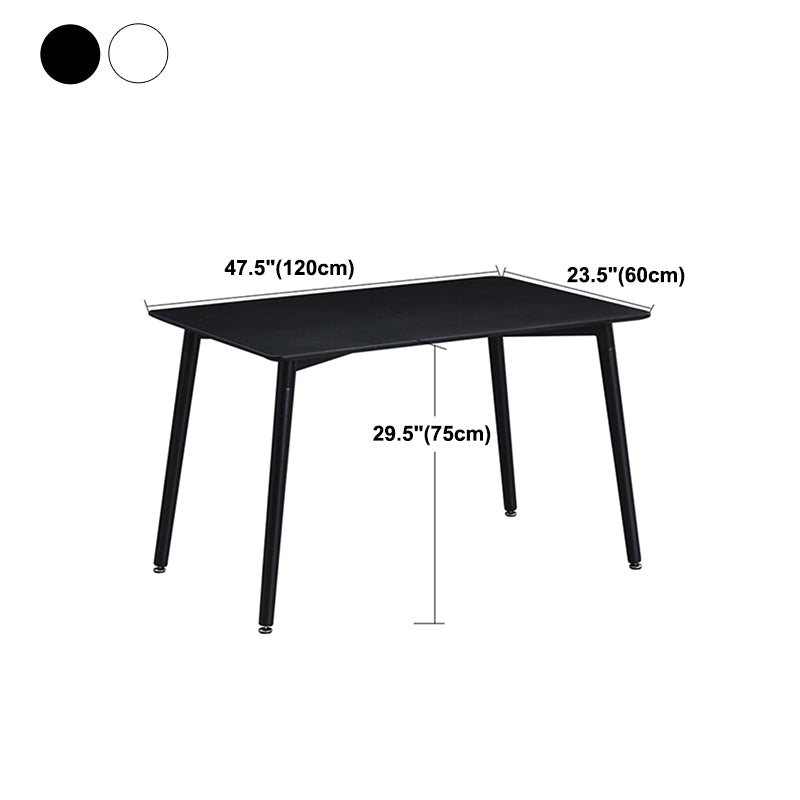 Mesa de comedor de estilo industrial 4 Pats Mesa de comedor con base de madera para uso en el hogar