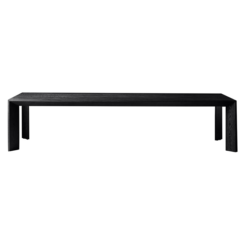 Industrial Pine Wood Dining Table Rectangle Kitchen Wooden Table with 4 Legs