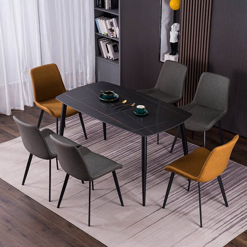 Rechthoek Stone Home Furniture Contemporary Style Dining Room Collection