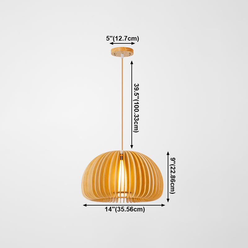 Style moderne en bois suspendu lampe à manger Coffee Shop Pendant Light