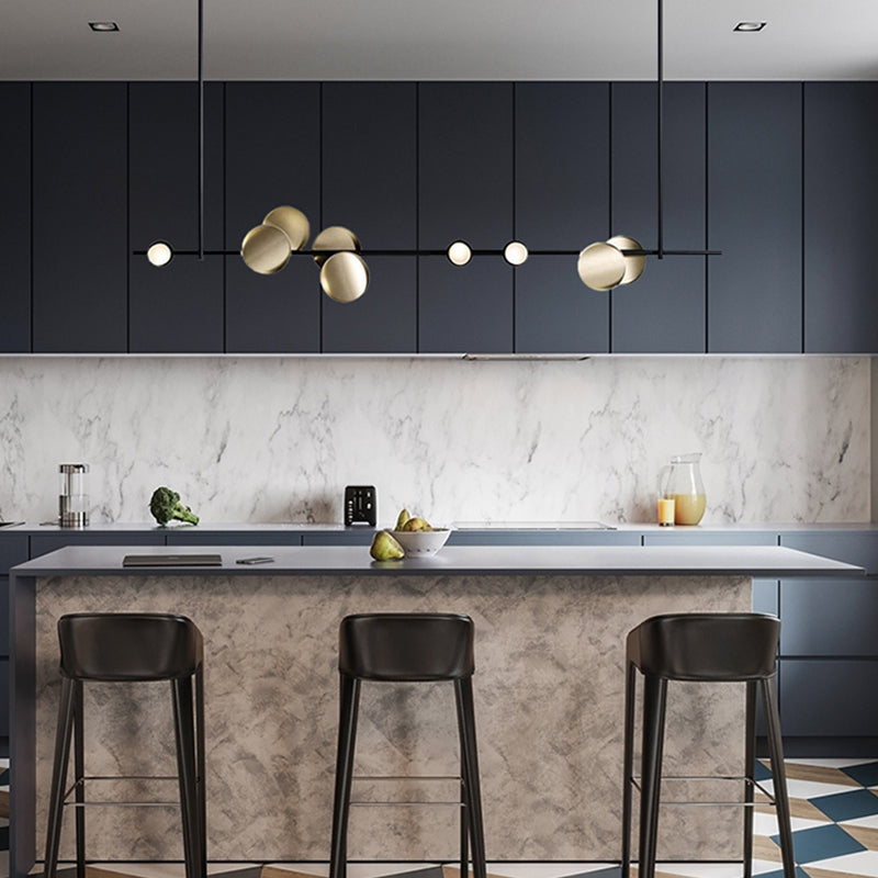 Suspension du restaurant de la géométrie moderne avec ombre avec une teinte acrylique