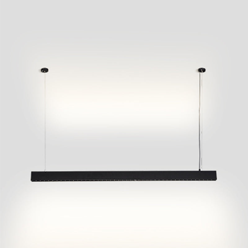 Modernes Rechteckinsel Light Restaurant LED Hängende Leuchten mit Acrylschatten