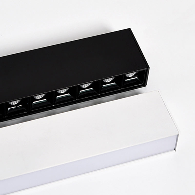 Modernes Rechteckinsel Light Restaurant LED Hängende Leuchten mit Acrylschatten