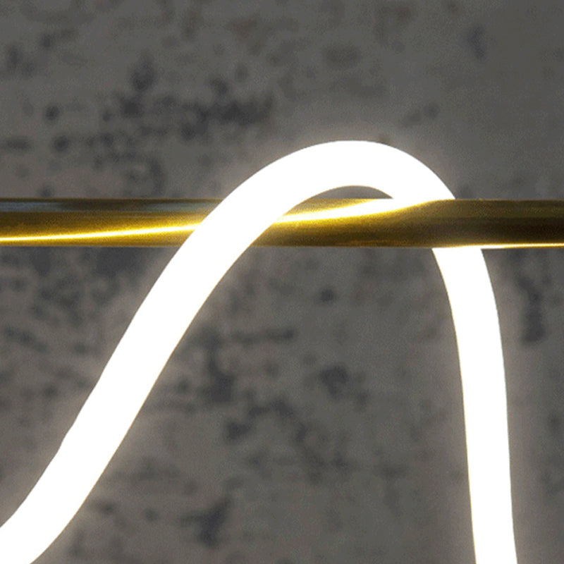 Lámpara colgante de restaurantes de 1 luz de la isla lineal moderna con sombra de gel de sílice