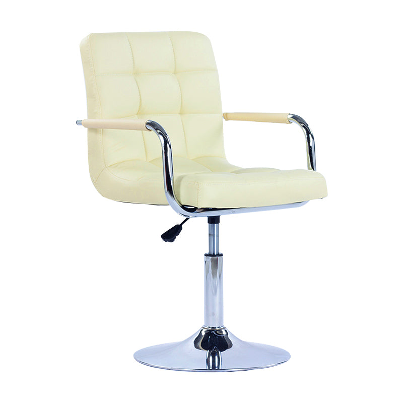 Taburete elevable con respaldo moderno, taburete de bar de acero para el hogar con cojín
