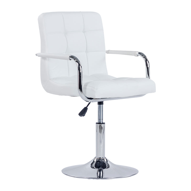 Taburete elevable con respaldo moderno, taburete de bar de acero para el hogar con cojín