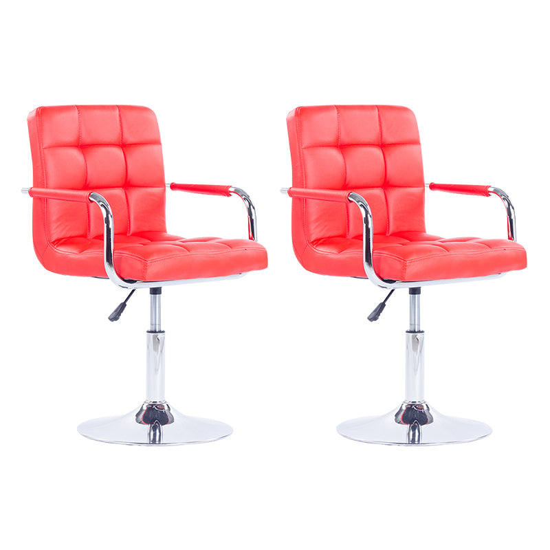 Taburete elevable con respaldo moderno, taburete de bar de acero para el hogar con cojín