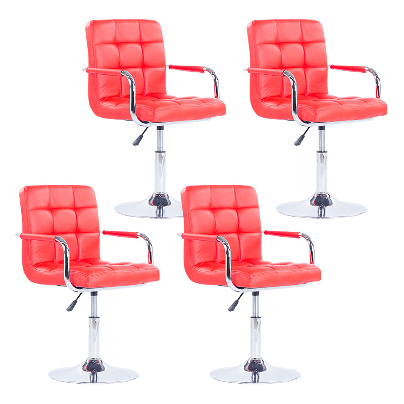 Taburete elevable con respaldo moderno, taburete de bar de acero para el hogar con cojín