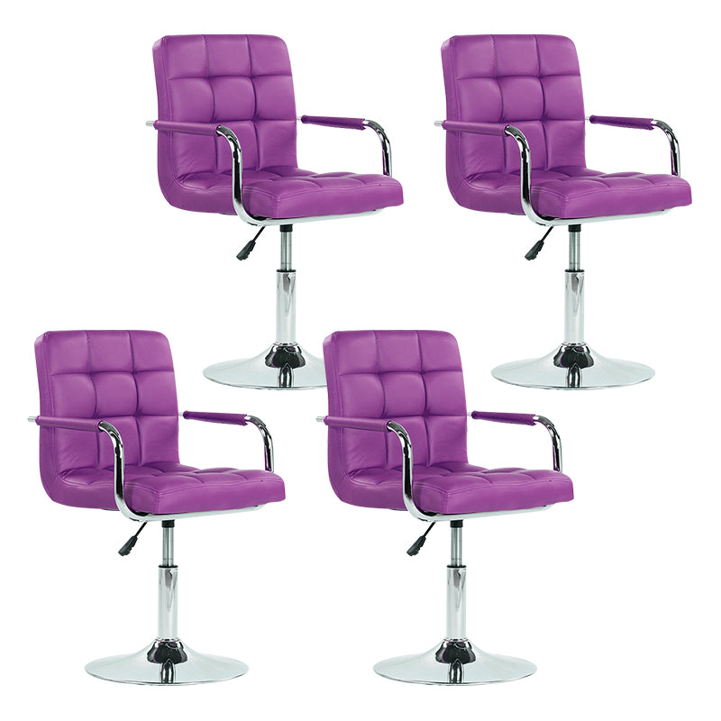 Taburete elevable con respaldo moderno, taburete de bar de acero para el hogar con cojín