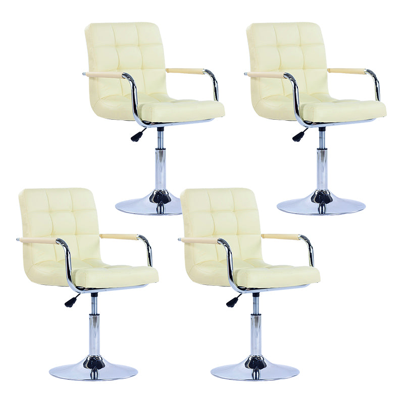 Taburete elevable con respaldo moderno, taburete de bar de acero para el hogar con cojín