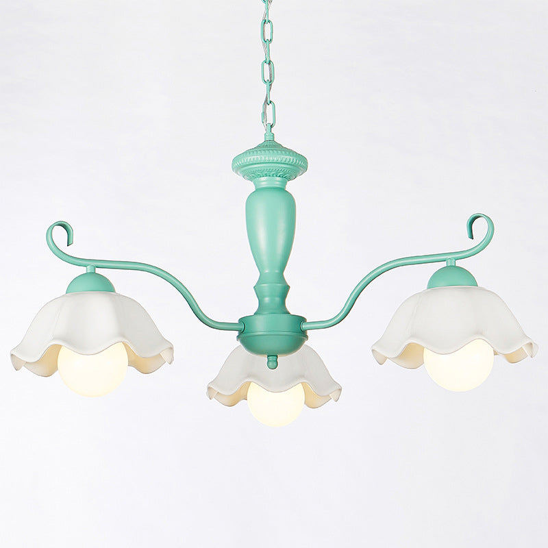 Lampada a sospensione a sospensione a sospensione in stile multi-testa Lampada a forma di lampadario per soggiorno per soggiorno