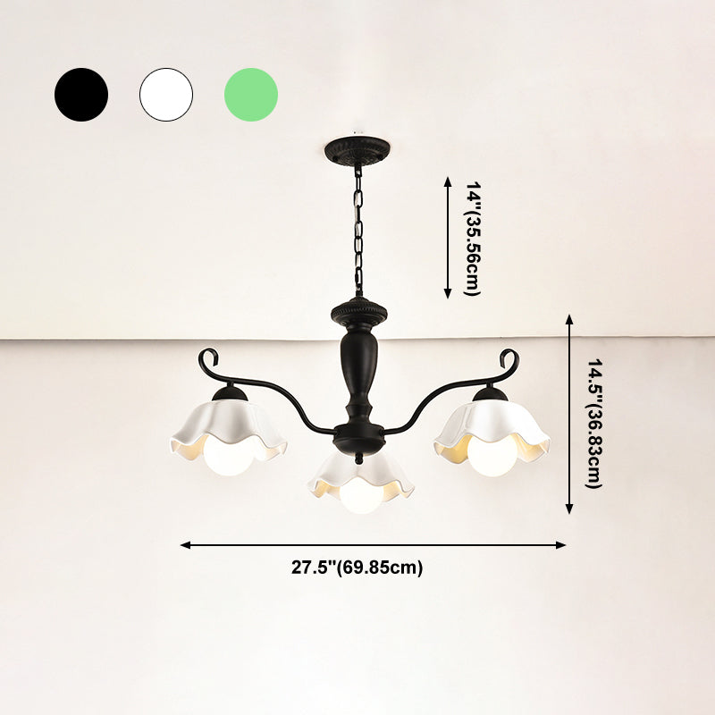 Lampada a sospensione a sospensione a sospensione in stile multi-testa Lampada a forma di lampadario per soggiorno per soggiorno