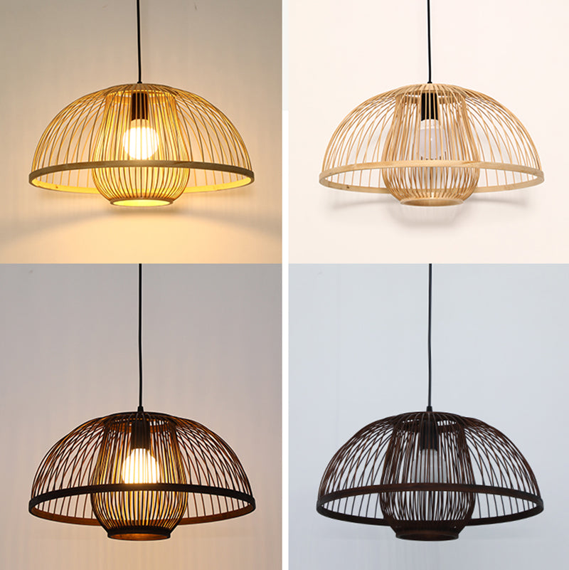 Bamboo moderne suspendu le luminaire pendentif simple pour le salon du salon