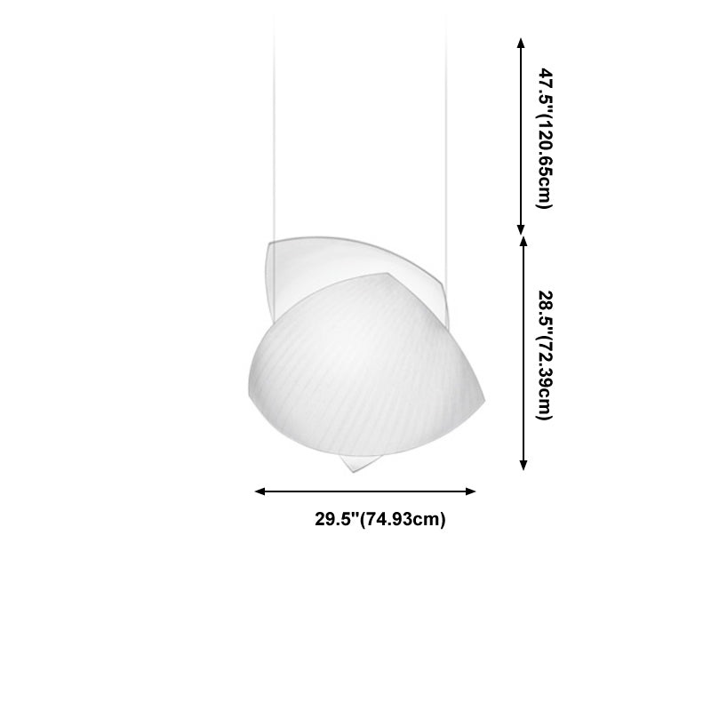 Style géométrique moderne à la lampe à suspension de lampe pendang léger pour salle à manger cafée