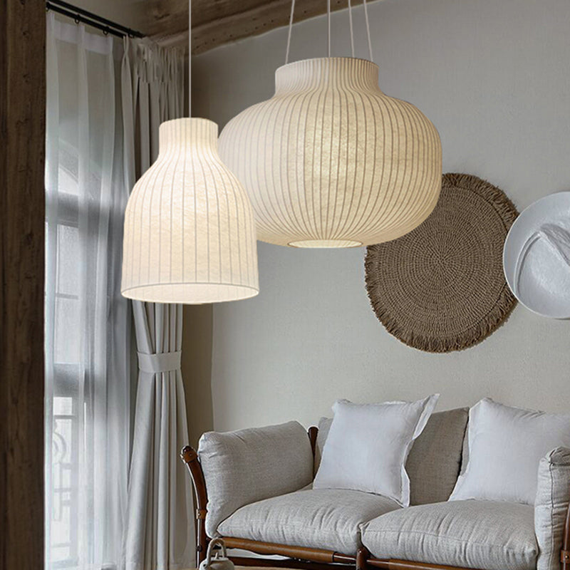 Ménage moderne suspendu en soie légère suspension pour le salon du salon