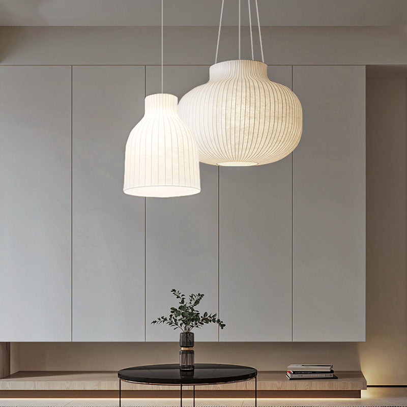 Ménage moderne suspendu en soie légère suspension pour le salon du salon