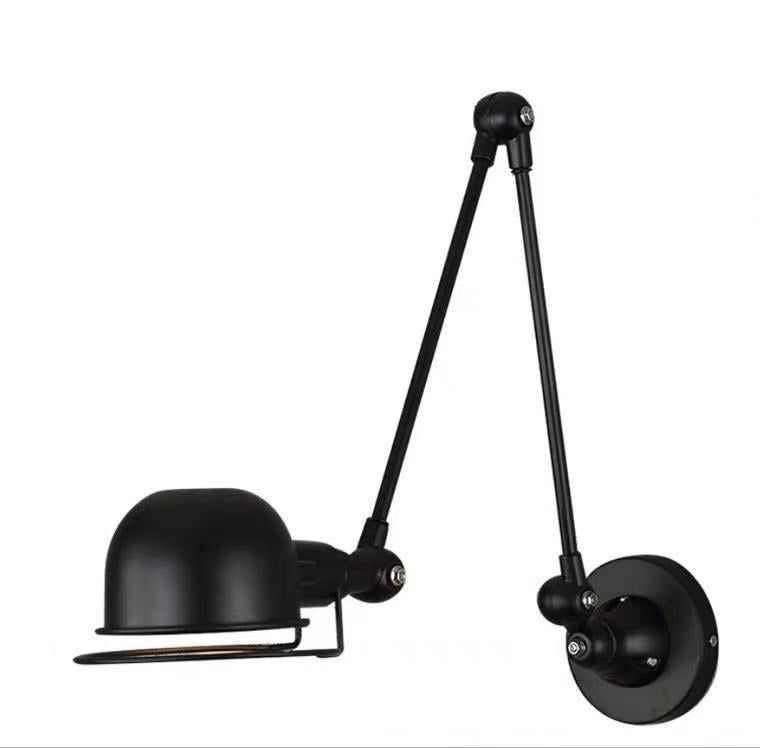 Amerikanische verstellbare Wandleuchter Metall 1 Lichtwandhalterung Licht für Schlafzimmer