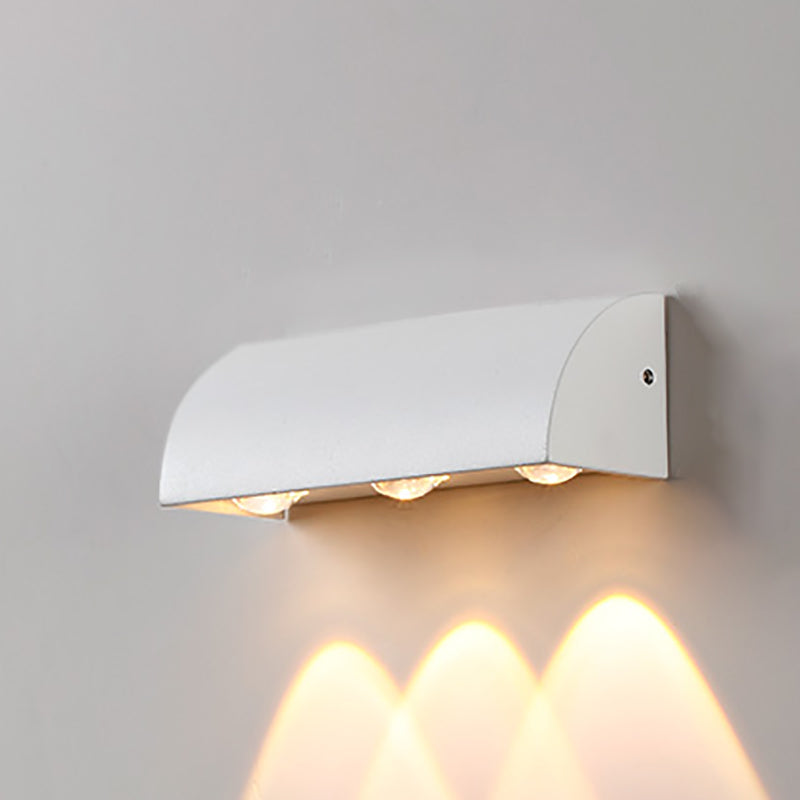 Léger mural simple Corridor Corridor Asle Aluminium Mur