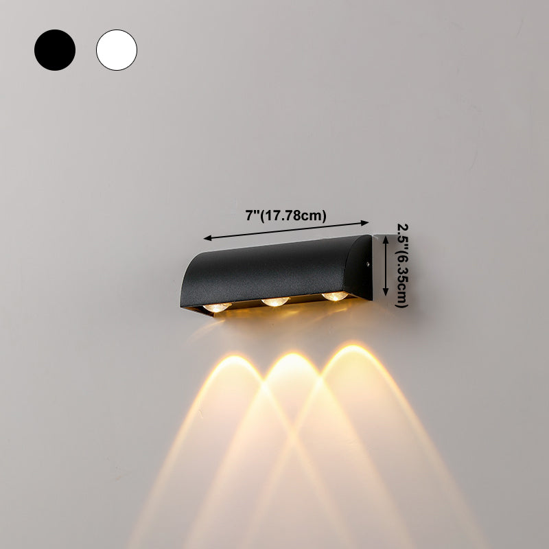 Léger mural simple Corridor Corridor Asle Aluminium Mur