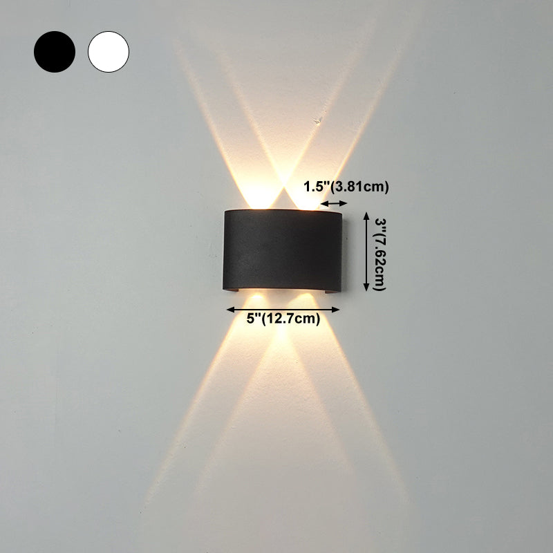 Léger mural simple Corridor Corridor Asle Aluminium Mur