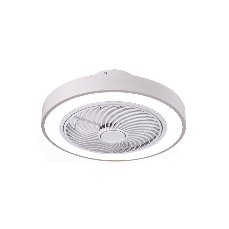 Nordische Metall Deckenventilator 1-Kopf-Flush-Halterungs-Leuchten mit ABS-Lüfterklinge
