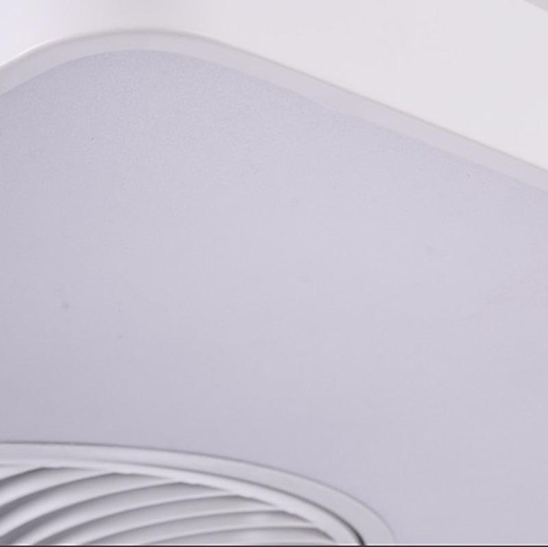 Nordische Metall Deckenventilator 1-Kopf-Flush-Halterungs-Leuchten mit ABS-Lüfterklinge