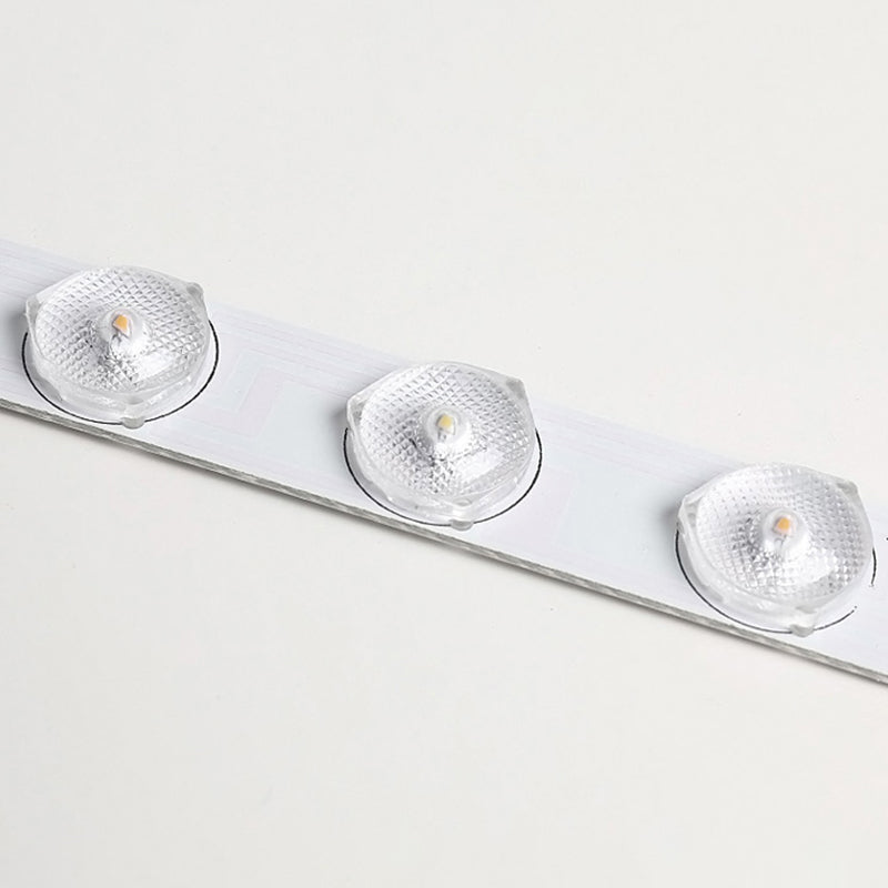 Nordische Metall Deckenventilator 1-Kopf-Flush-Halterungs-Leuchten mit ABS-Lüfterklinge