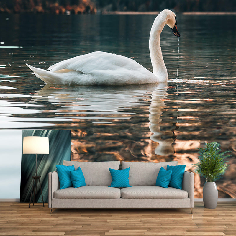 Mural 3D Contemporary Style Wild Animal Mildew Resistant Room Wall Covering