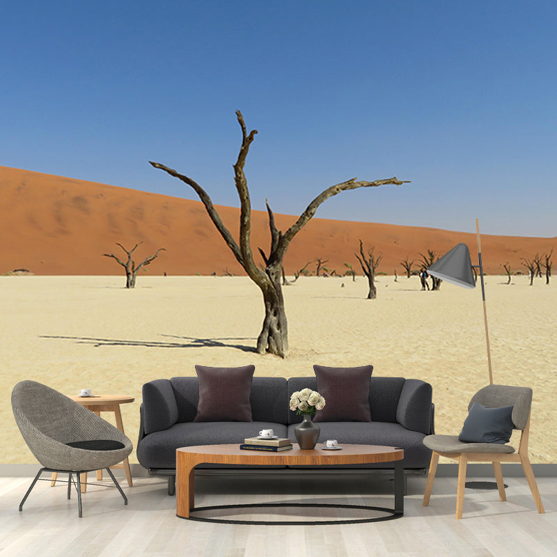 Contemporary Style Desert Wall Mural Mildew Resistant Wall Decor