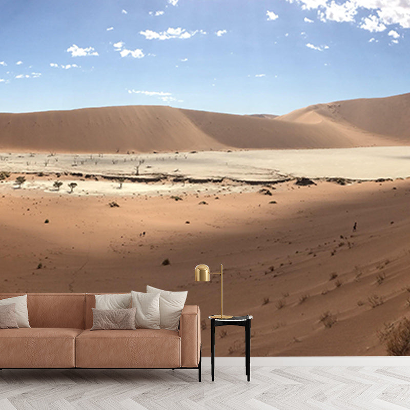 Contemporary Style Desert Wall Mural Mildew Resistant Wall Decor