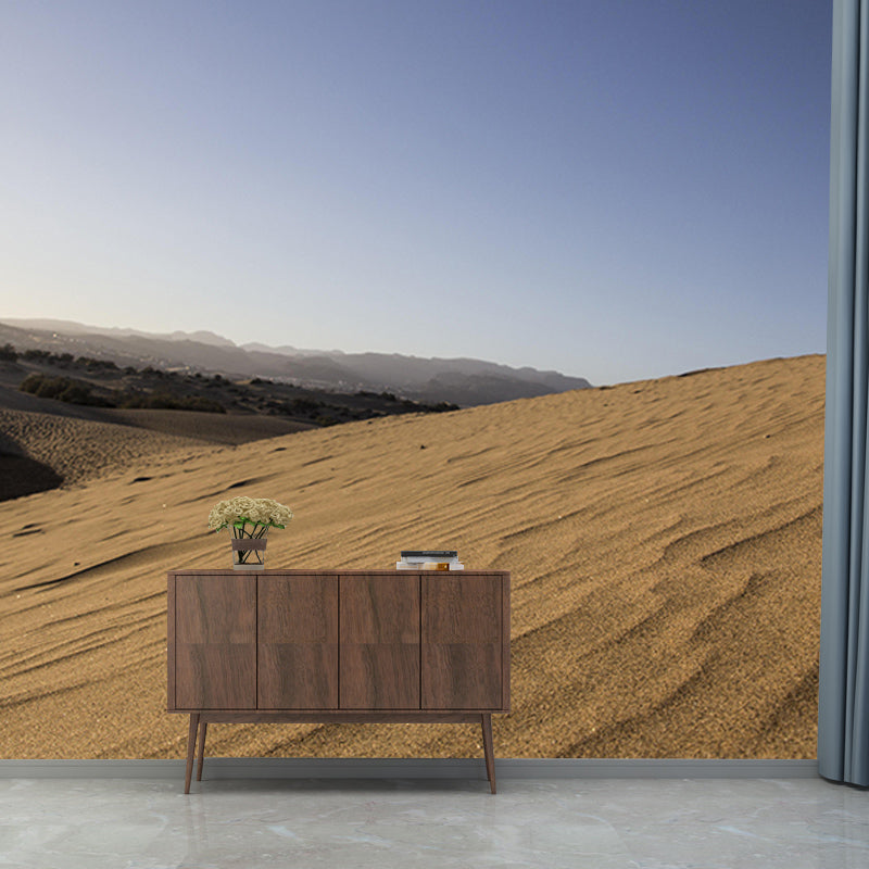 3D Mural Contemporary Style Desert Wall Mural Wallpaper Mildew Resistant Wall Covering