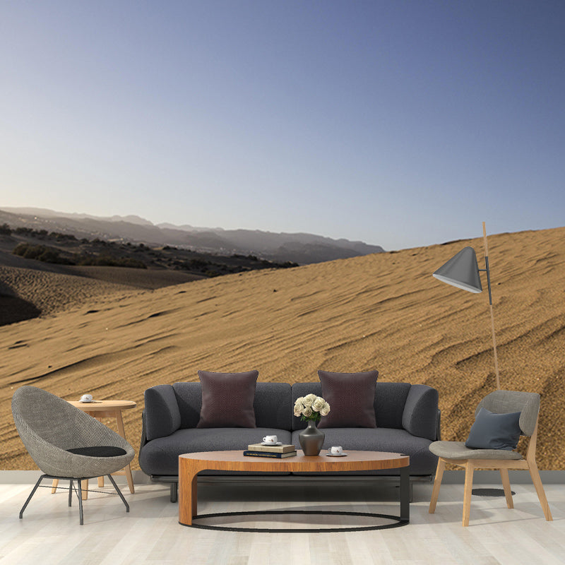 3D Mural Contemporary Style Desert Wall Mural Wallpaper Mildew Resistant Wall Covering