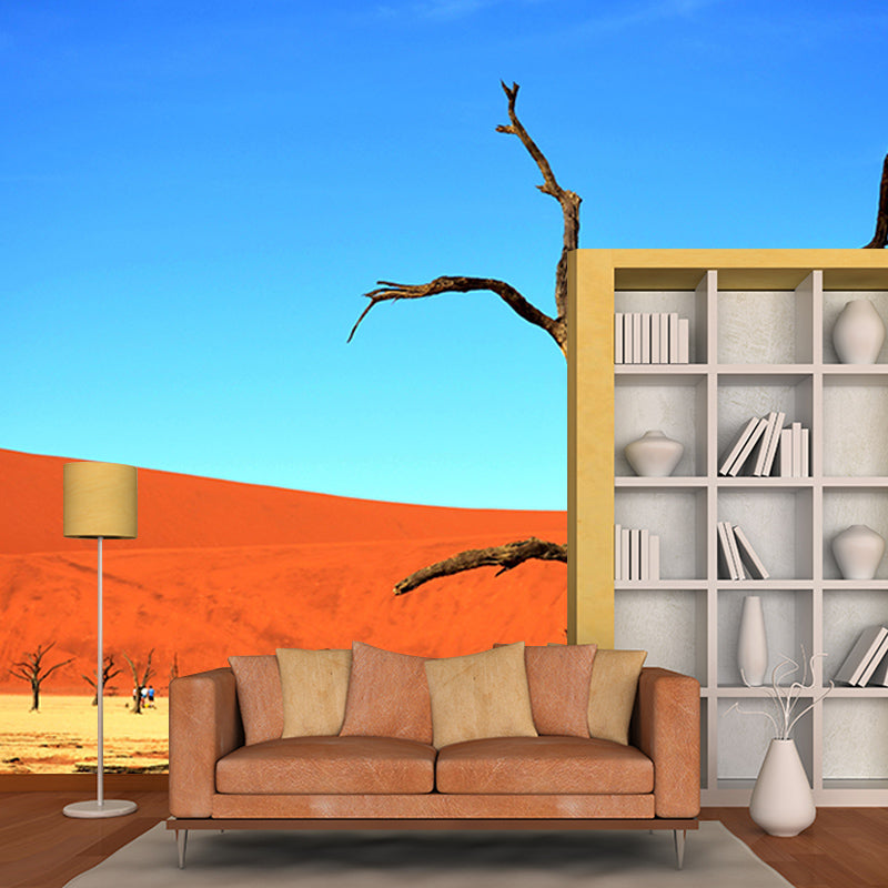 Desert Scene Contemporary Style Desert Wall Mural Mildew Resistant Wall Art