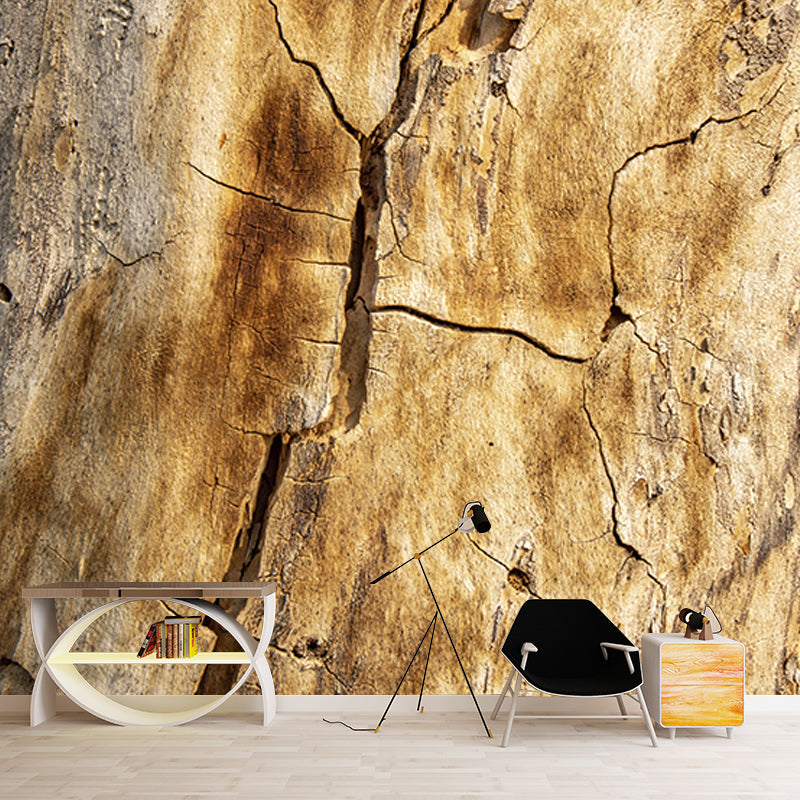 3D Print Industrial Style Wood Texture Mural Mildew Resistant Home Decor