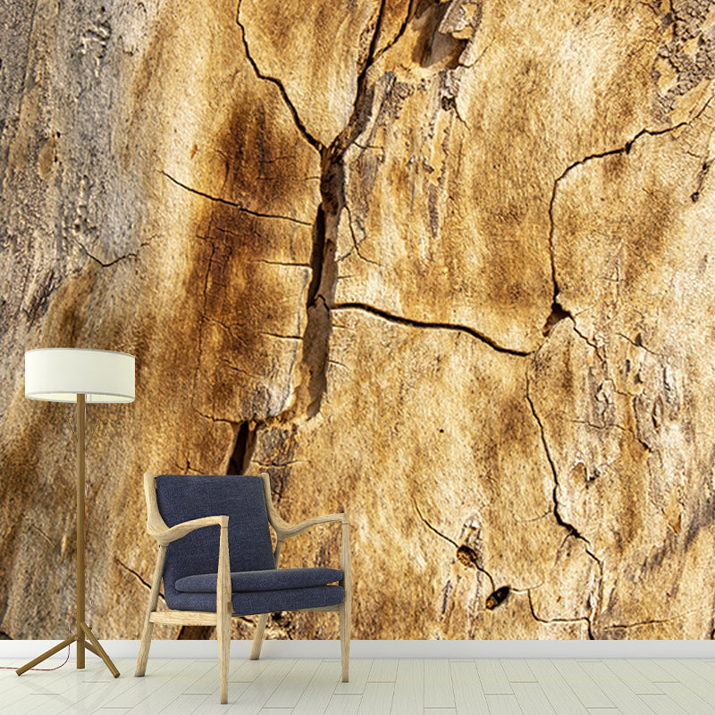 3D Print Industrial Style Wood Texture Mural Mildew Resistant Home Decor