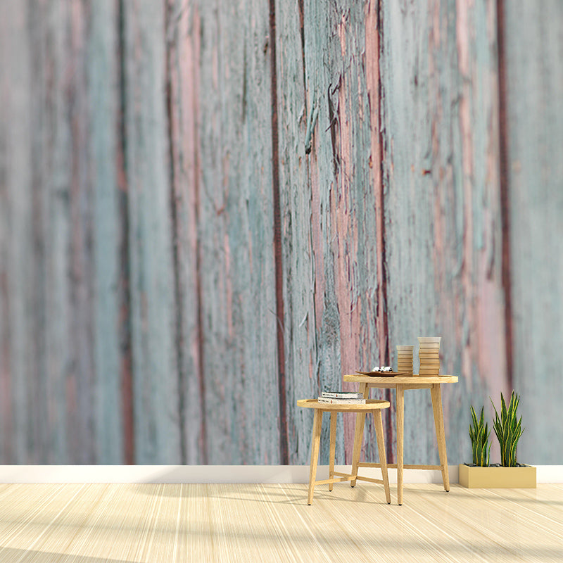 Wood 3D Industrial Style Wood Texture Mural Mildew Resistant Wall Decor