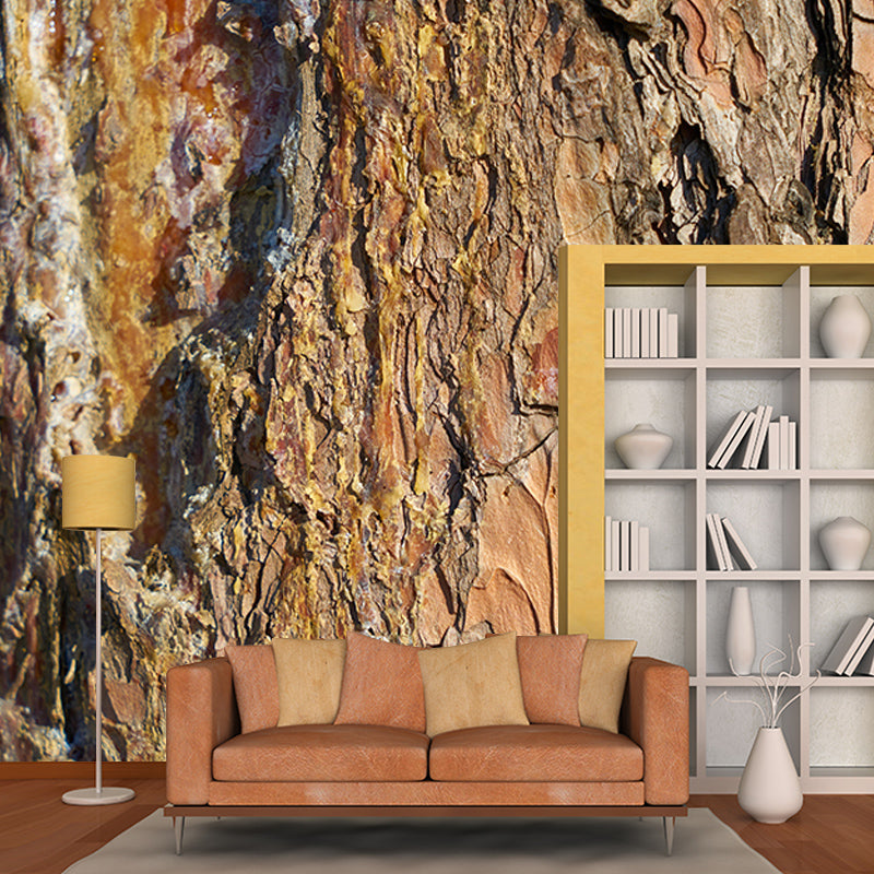 3D Print Industrial Style Wood Texture Mural Mildew Resistant Wall Art