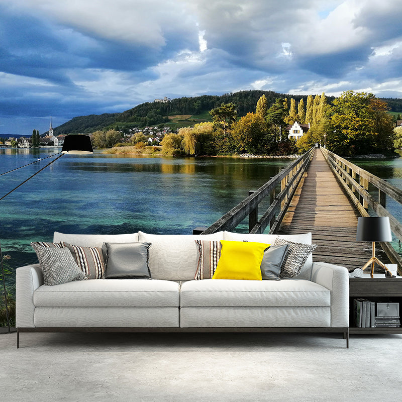 Mildew Resistant Space Extension Mural Wallpaper Sitting RoomWall Decor