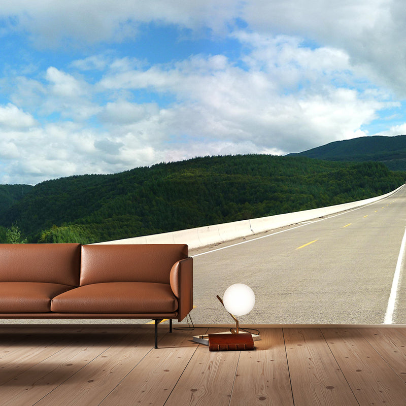 Space Extension Mildew Resistant Mural Wallpaper Bedroom Wall Decor