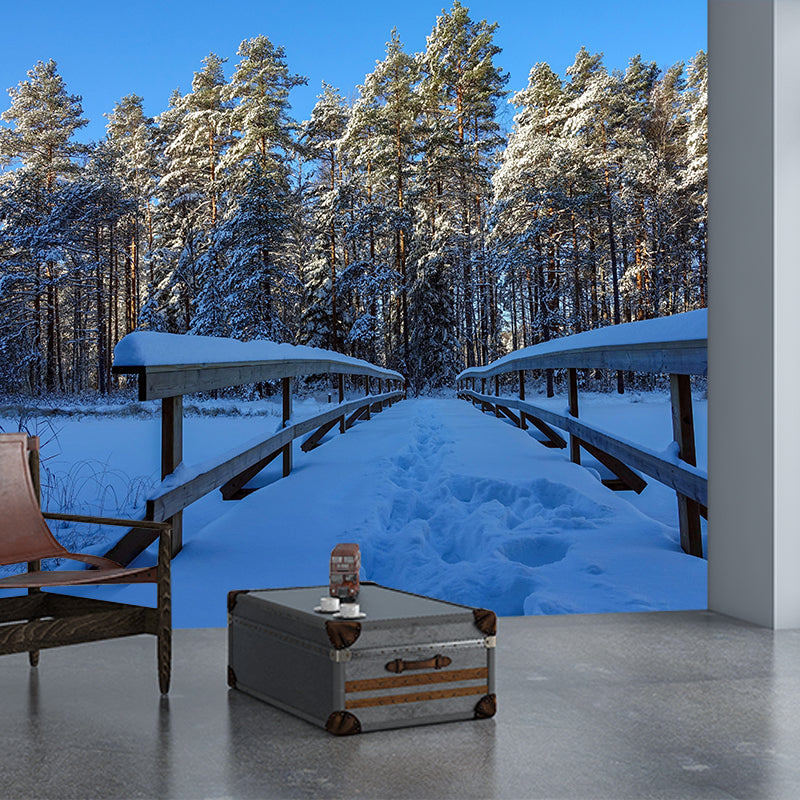 Environmental Space Extension Mural Wallpaper Photography for Bedroom