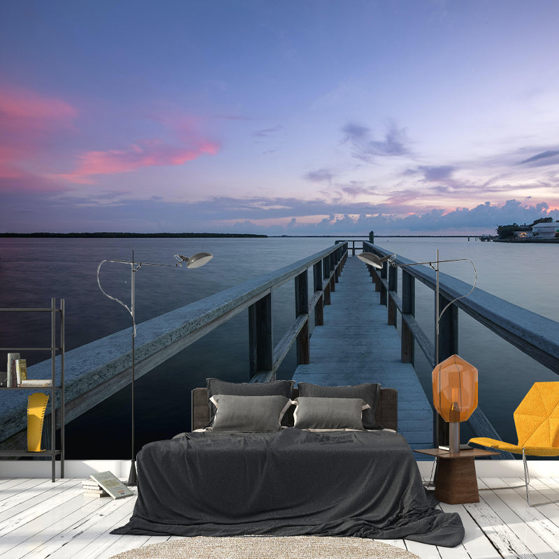 Bridge Scene Customized Space Extension Mural Wallpaper Photography Wall Art