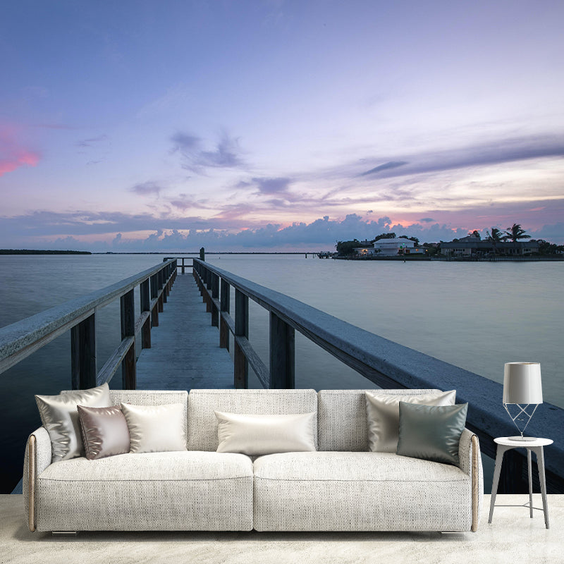 Bridge Scene Customized Space Extension Mural Wallpaper Photography Wall Art