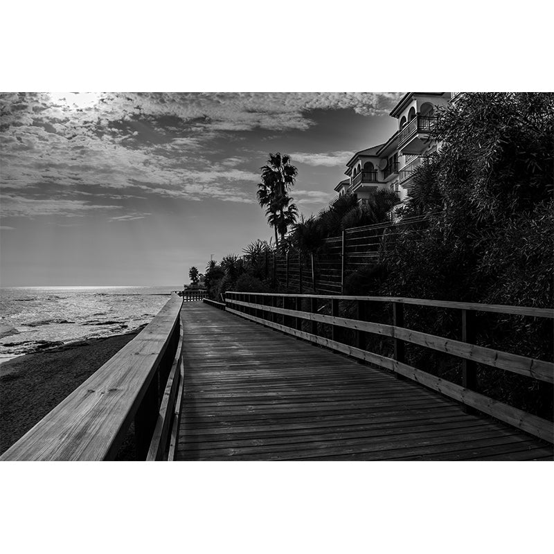 Wooden Bridge Environmental Space Extension Mural Wallpaper Photography Home Decor