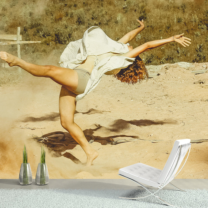 Dance Mildew Resistant Personal Hobby Mural Dancing Wallpaper Wall Decor