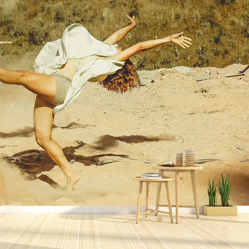 Dance Mildew Resistant Personal Hobby Mural Dancing Wallpaper Wall Decor