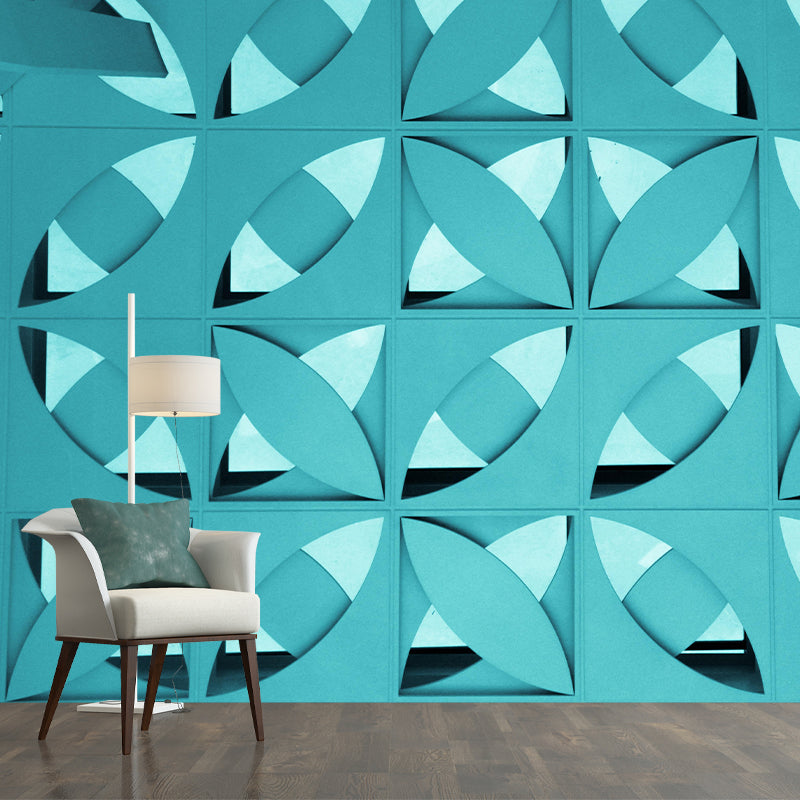 Optical Illusion Eco-friendly Geometry Wall Mural Wallpaper Decorative Wall Decor