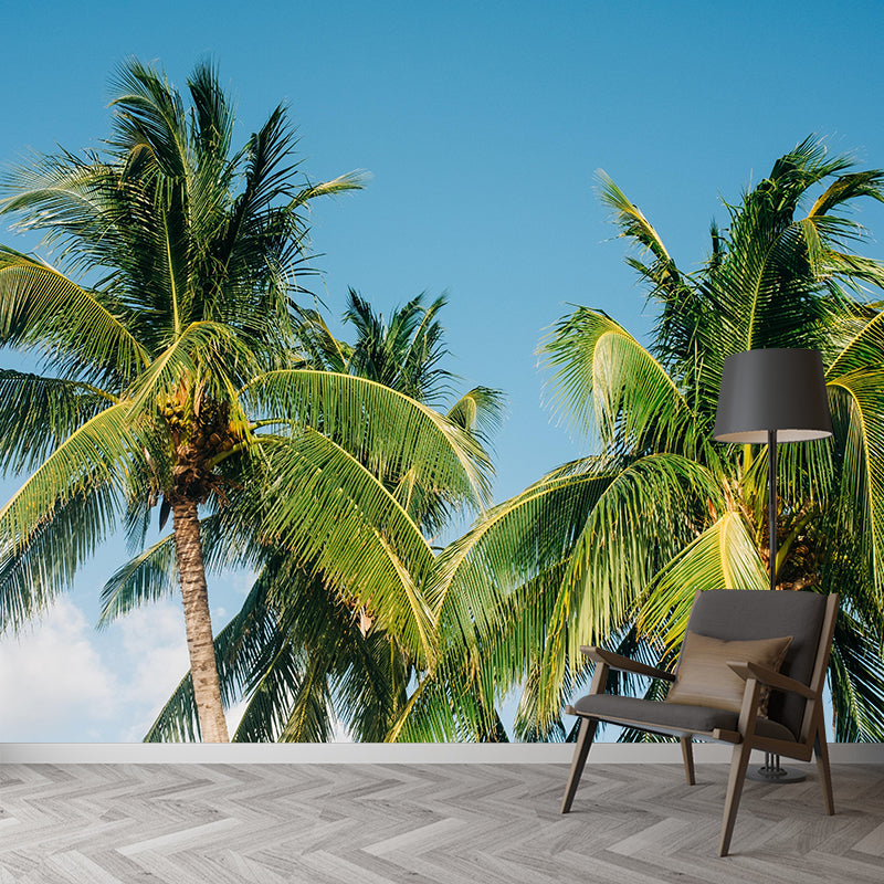 Mildew Resistant Tropical Palm Mural Wallpaper Photography Wall Covering