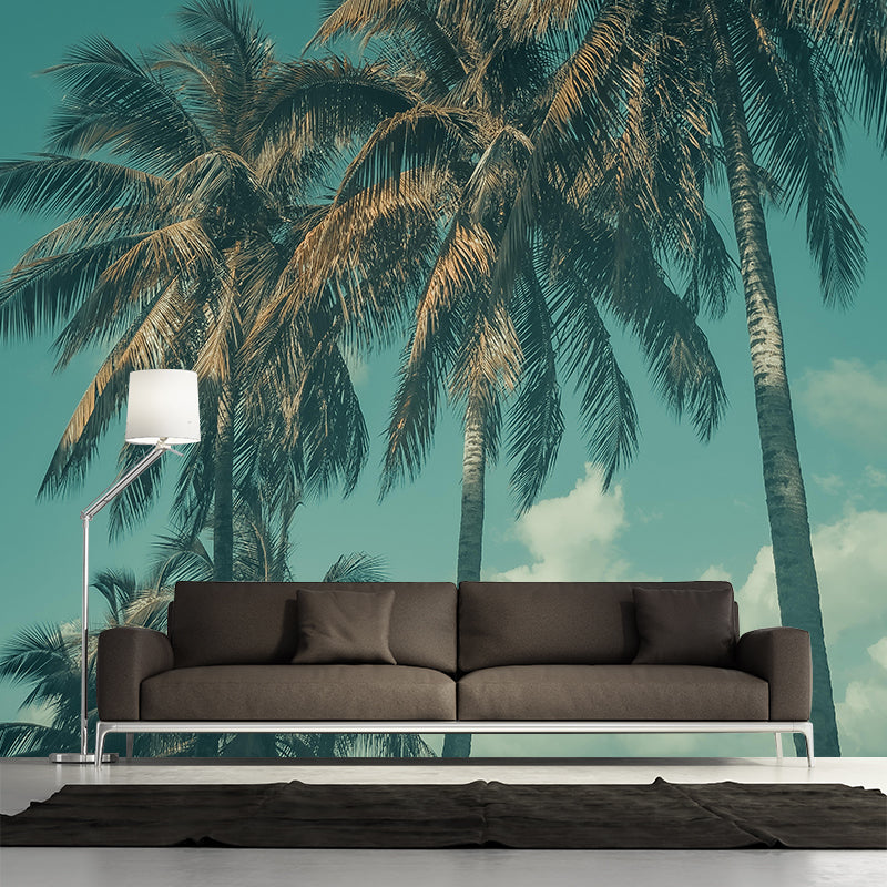 Waterproof Tropical Palm Mural Wallpaper Photography Wall Art